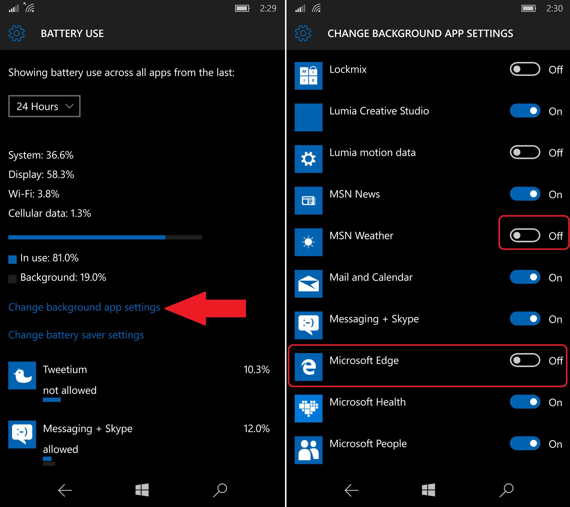 How To Disable Background Apps For The Lumia 950 And Windows 10