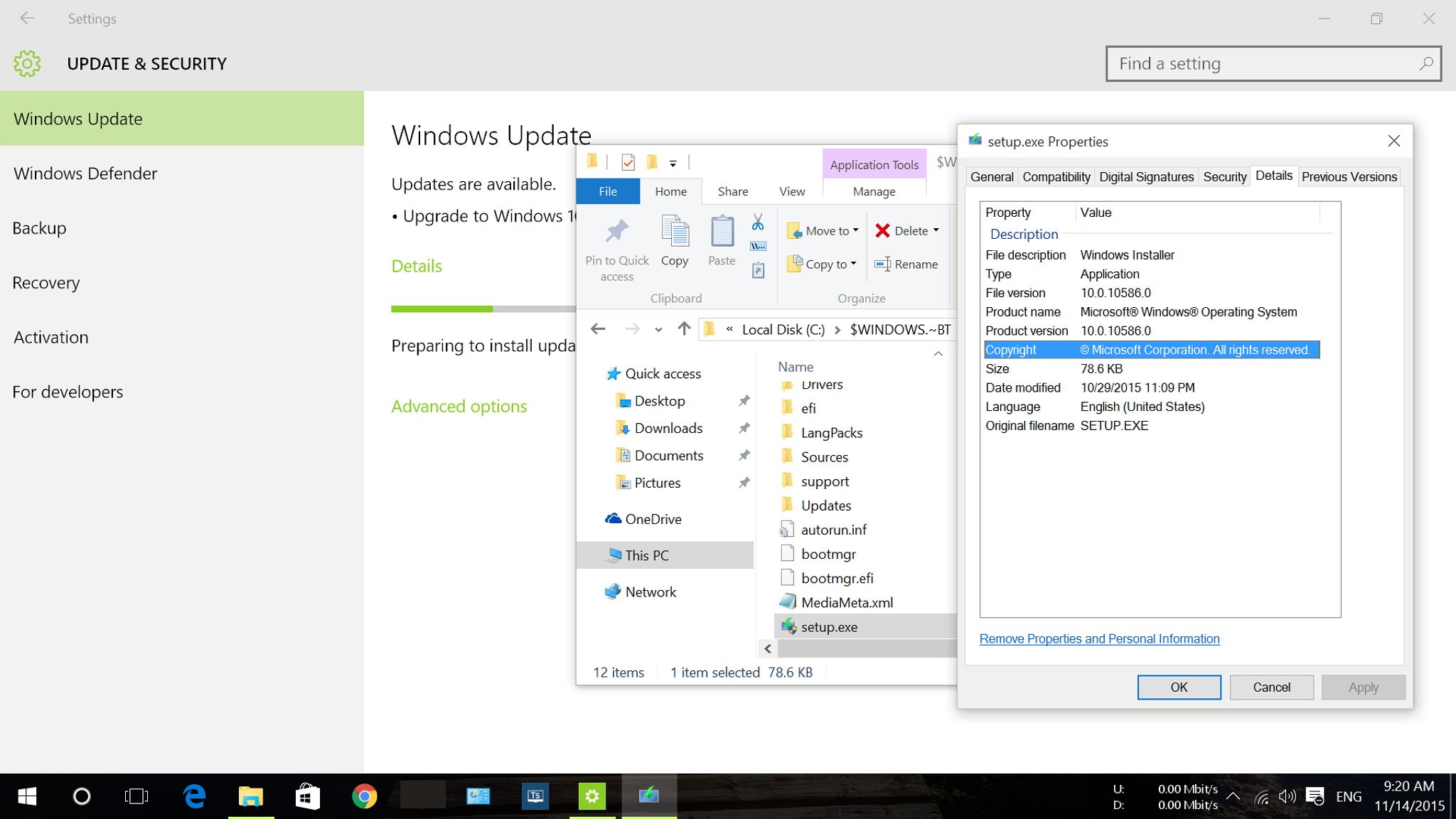 microsoft windows update to windows 10