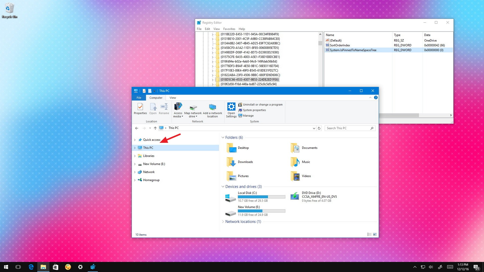 Onedrive icon keeps disappearing windows 10
