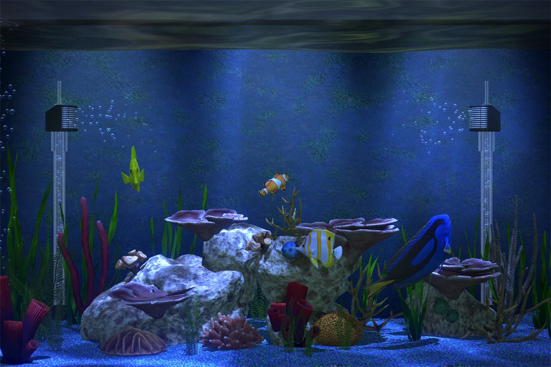 aquarium screensaver for tv