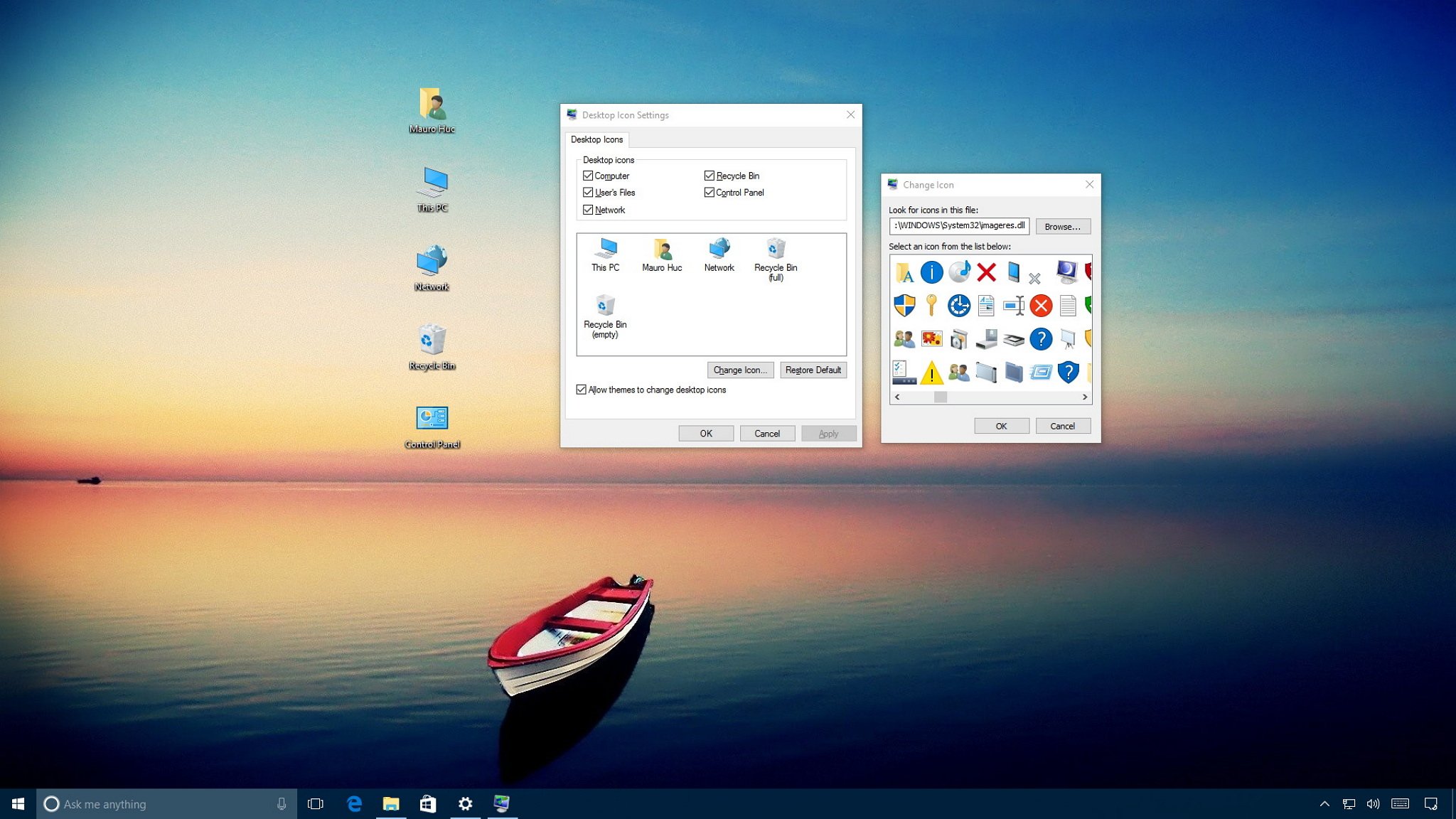 How To Restore The Old Desktop Icons In Windows 10 Windows