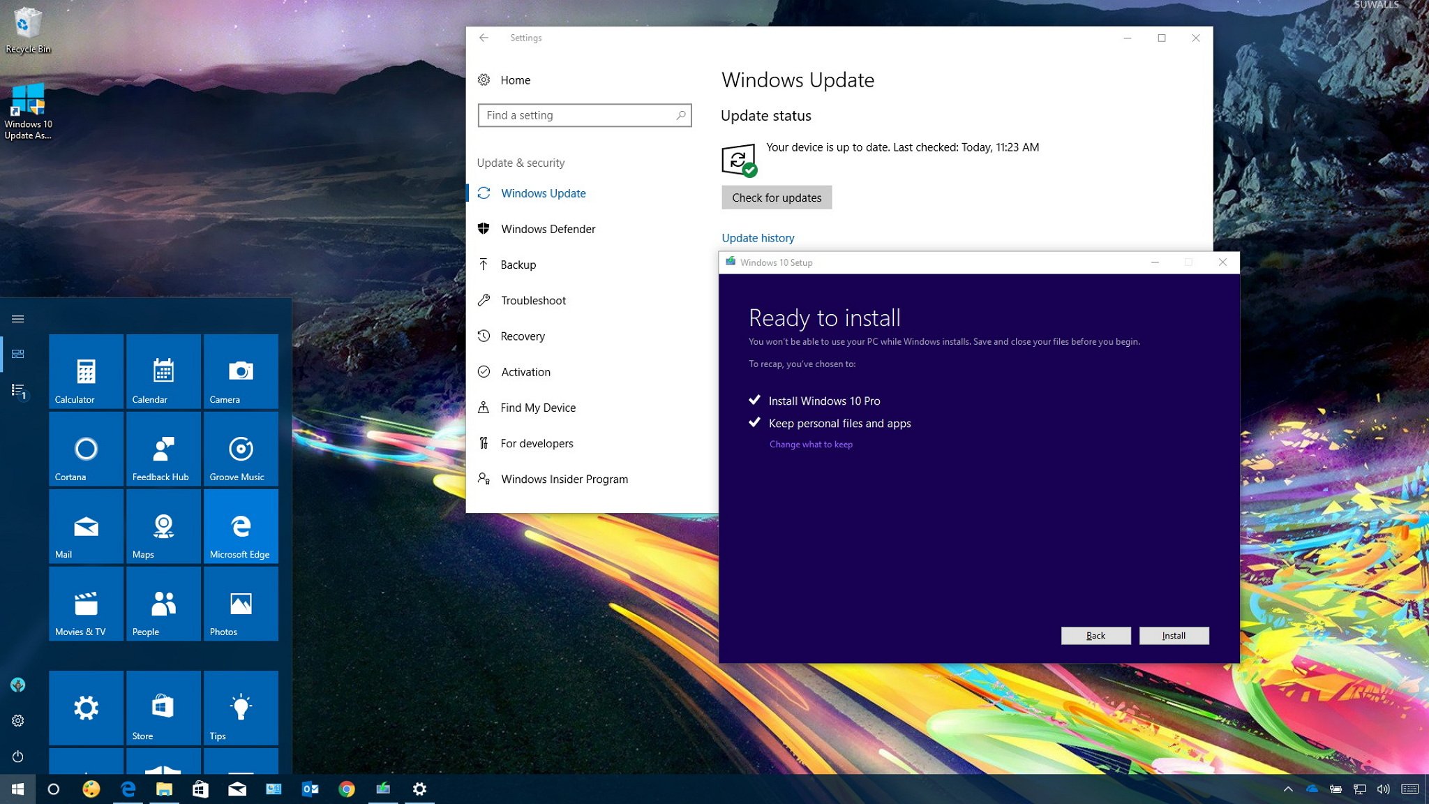 Windows Update 10 - 9252 - MAIO de 2019 - Download