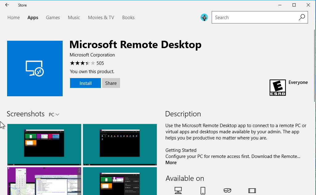 Remote Desktop To Run, Storage Computer Desktop Windows 10 Home Remote