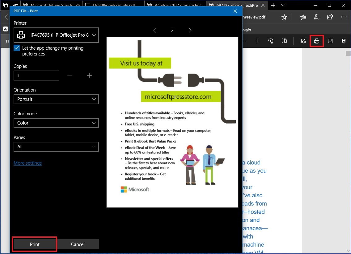 How to use Microsoft Edge as a PDF reader in the Windows 18 Fall