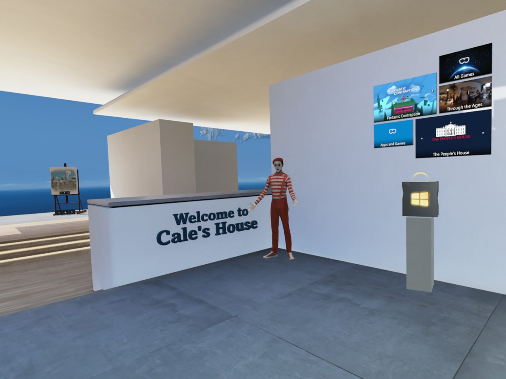 How to personalize the Windows Mixed Reality Cliff House