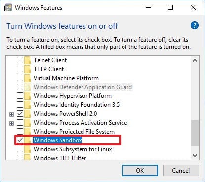 enable windows