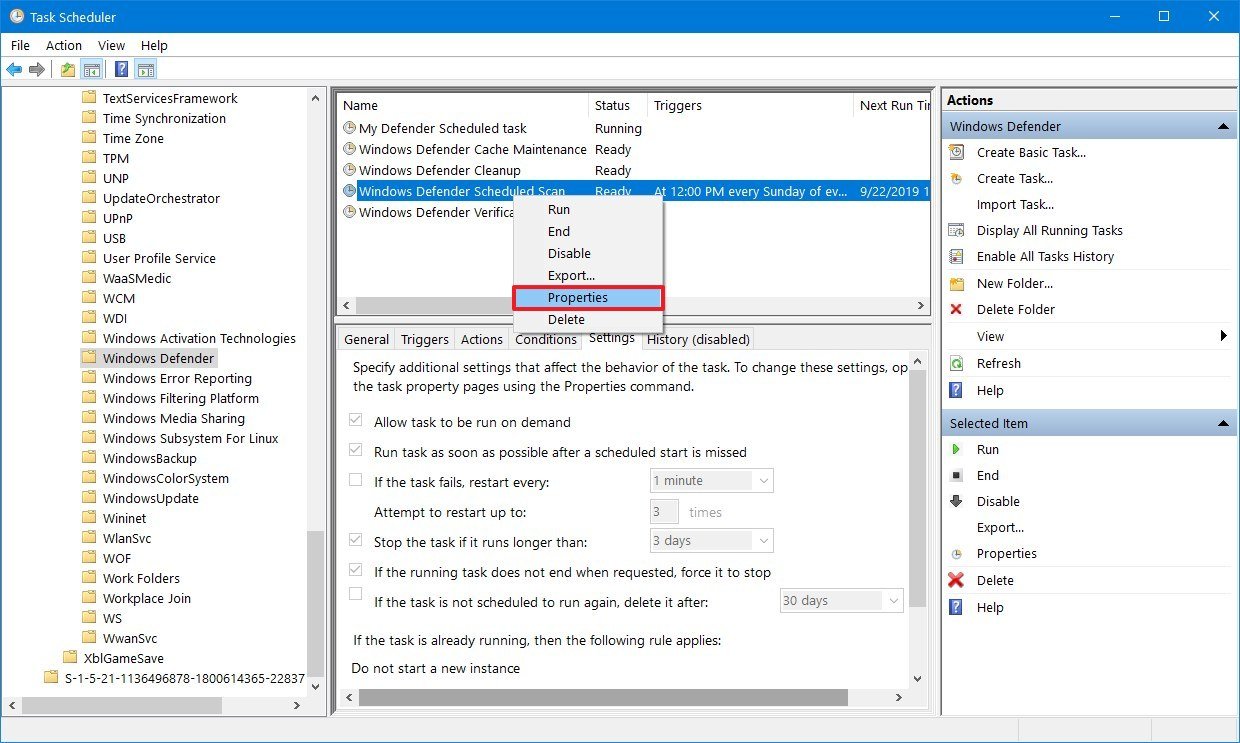 How to schedule a Windows Defender Antivirus scan on Windows 10 | Windows  Central
