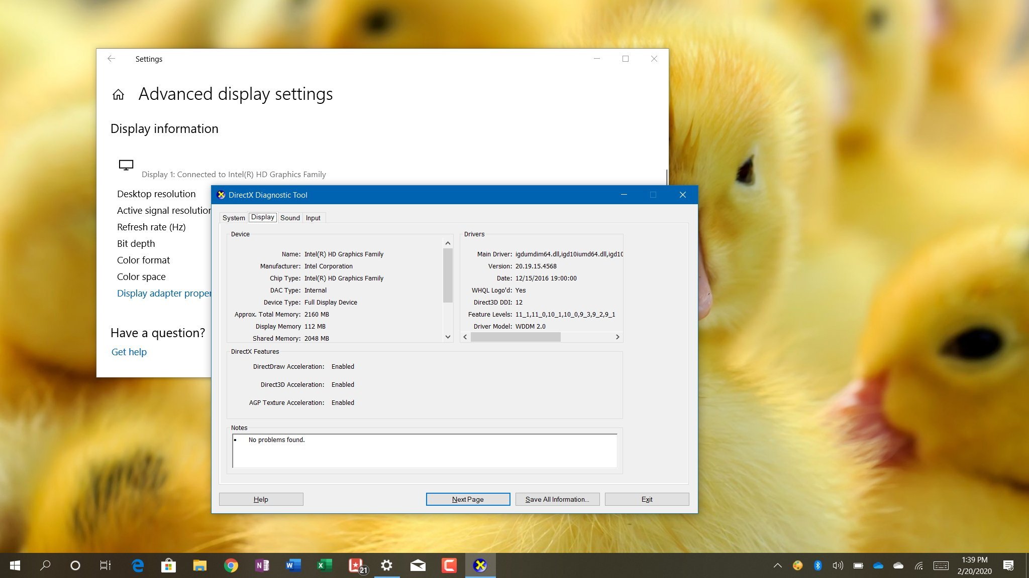 Windows 10 directx graphics tools support