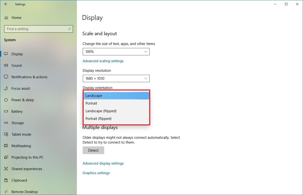 How To Rotate Screen On Windows 10, How To Mirror Flip Screen Windows 10