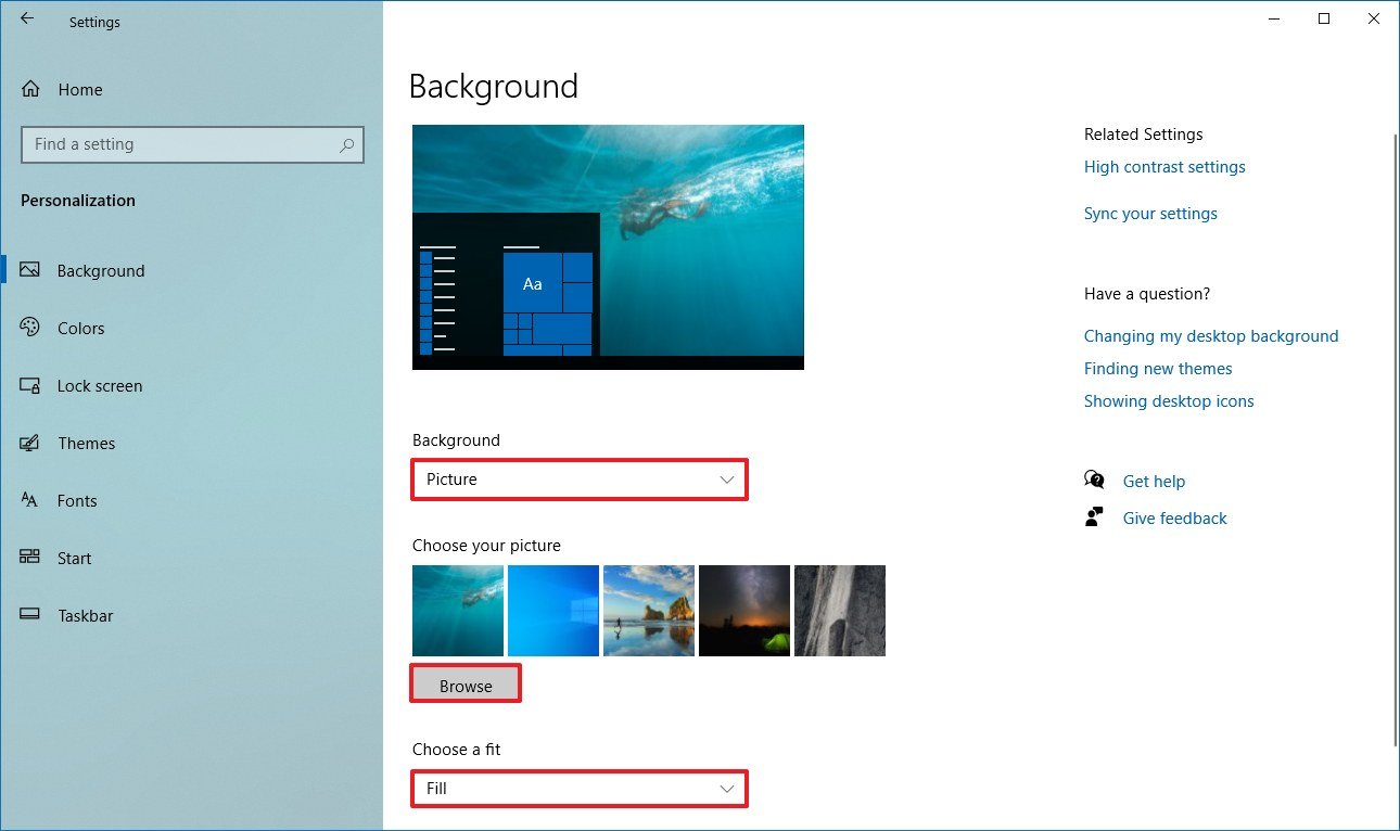 How To Enable Spotlight For Desktop Background On Windows 10 Dev Channel Pureinfotech