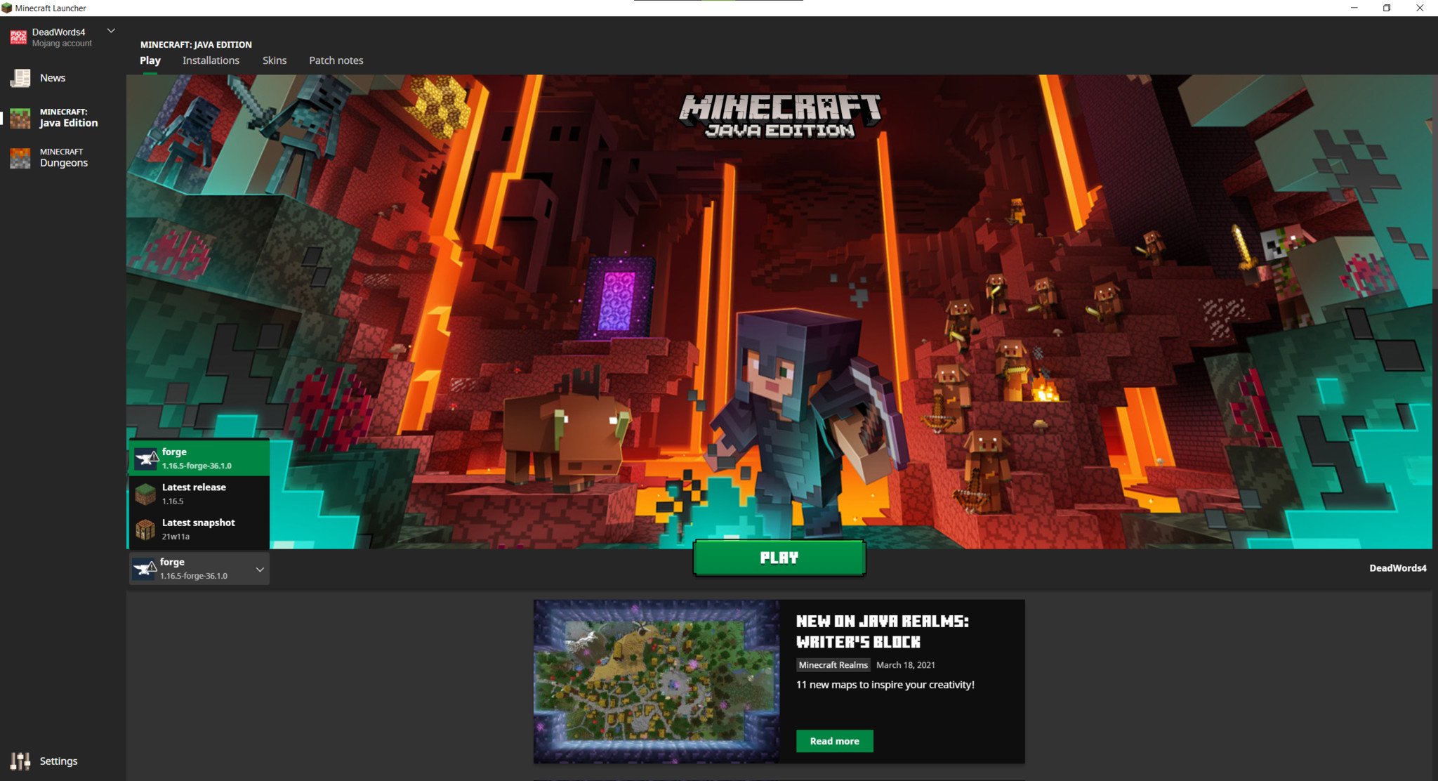 Minecraft Java Edition Free Download For Android 1165