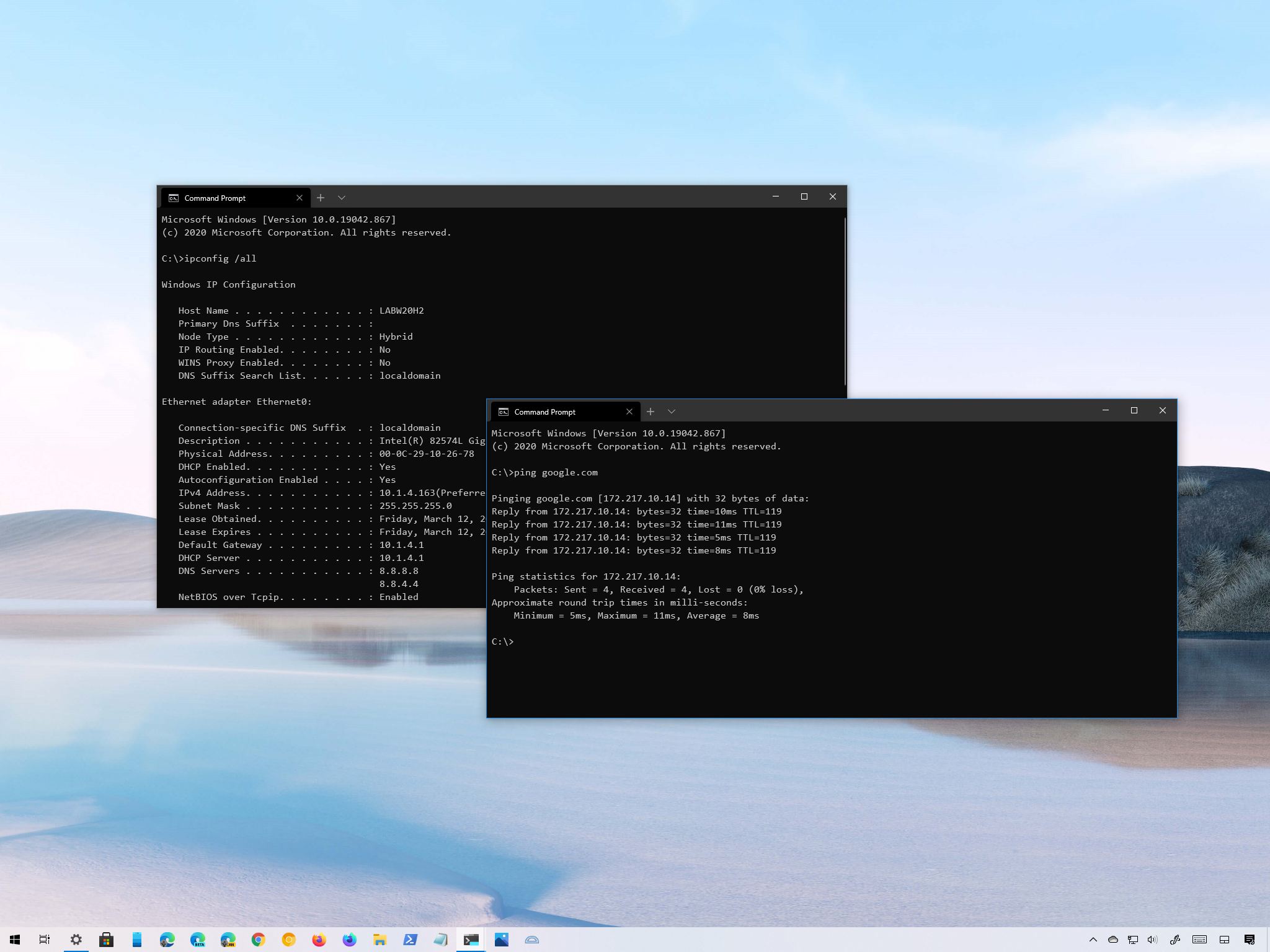 useful command prompt commands windows 10