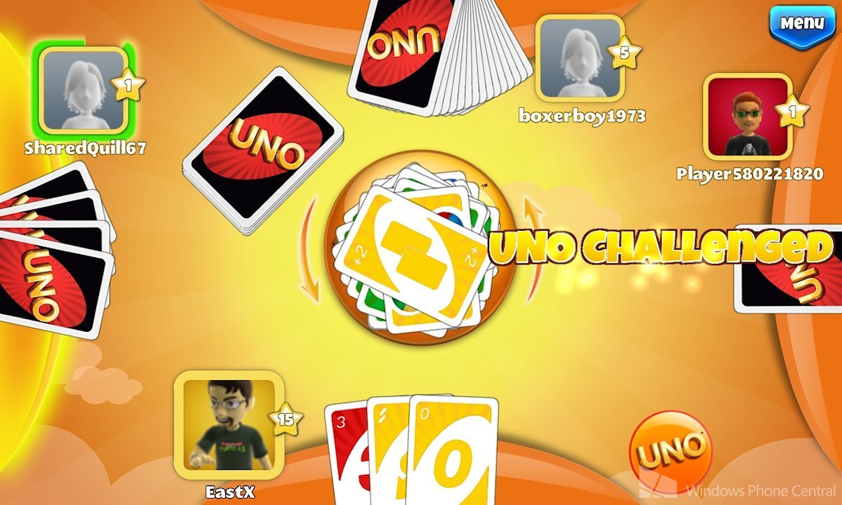 Uno Friends Review The First Online Multiplayer Card Game On Xbox Windows Phone 8 Windows Central