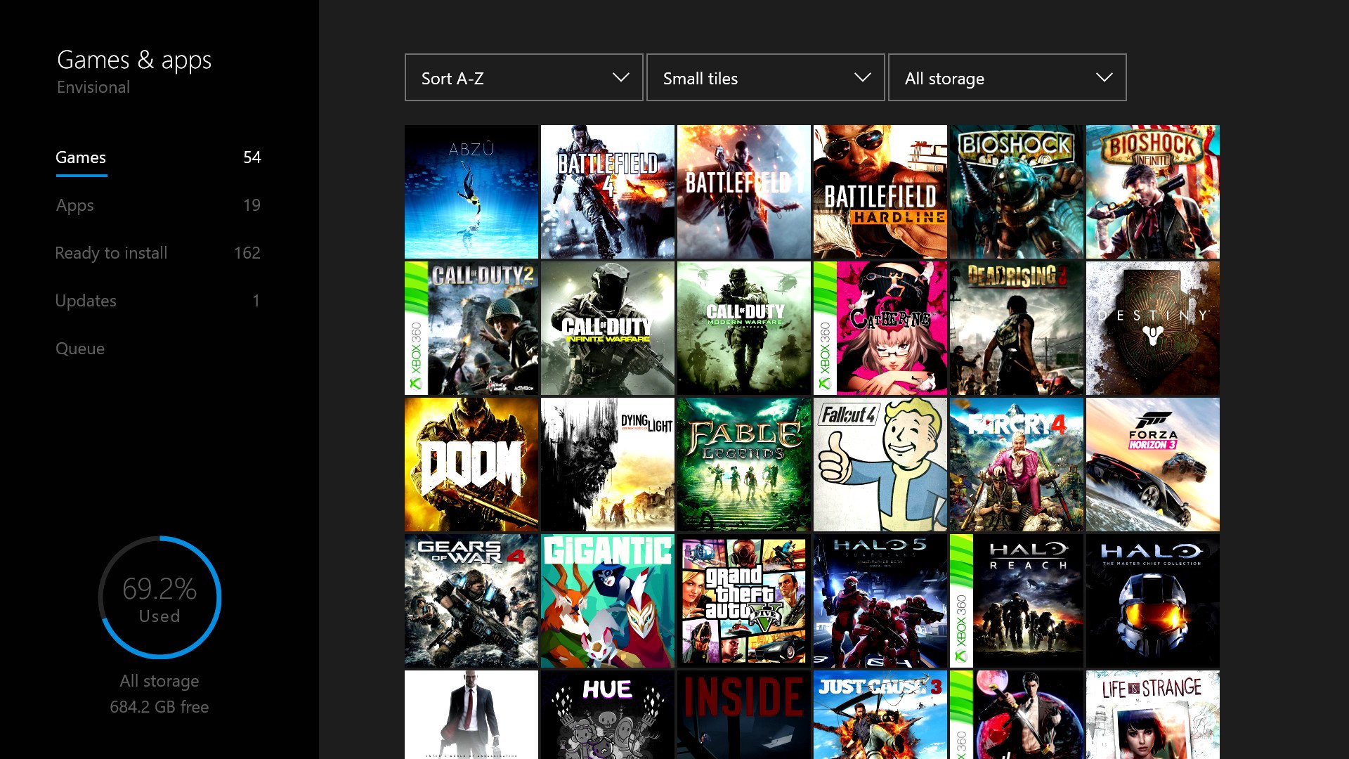 all xbox one games